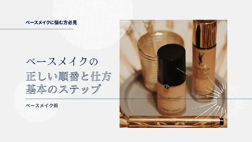 ベースメイク,順番,やり方,サムネイル画像