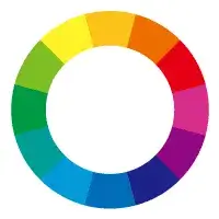 色相環（カラーチャート）のイメージ画像